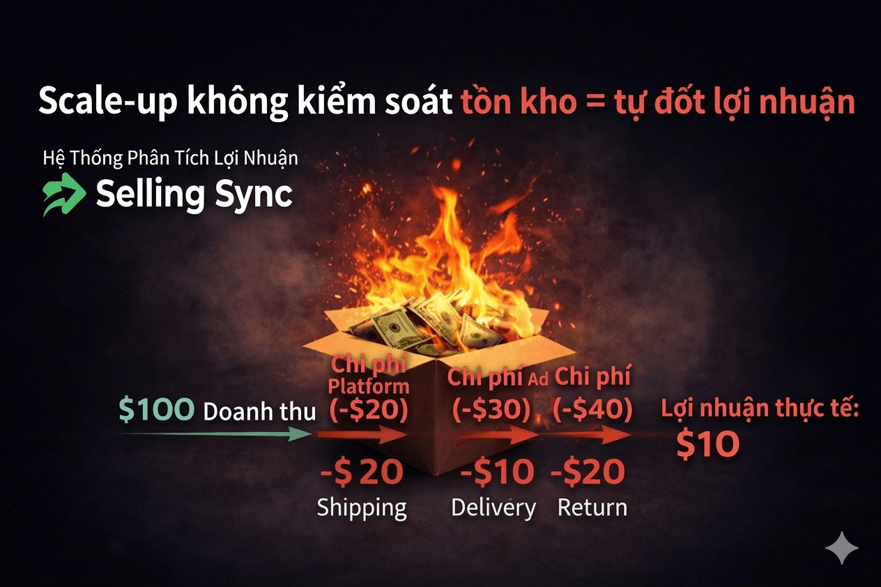 Hệ thống ph&acirc;n t&iacute;ch lợi nhuận Selling Sync