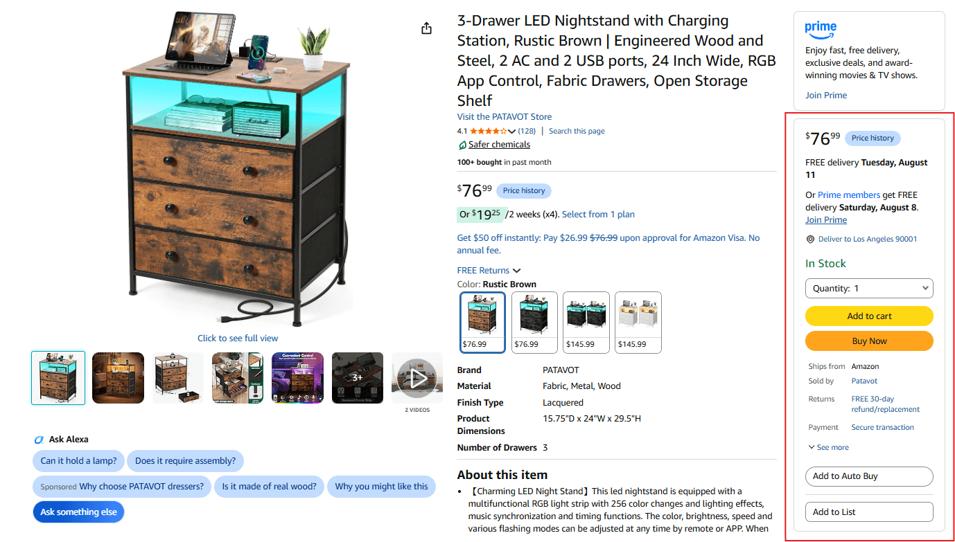 Buybox in Amazon